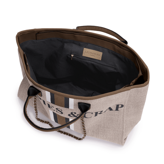 The Lily Canvas Jumbo - Soft Fawn - NAPPIES & CRAP_bags