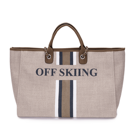 The Lily Canvas Jumbo - Soft Fawn - OFF SKIING_bags