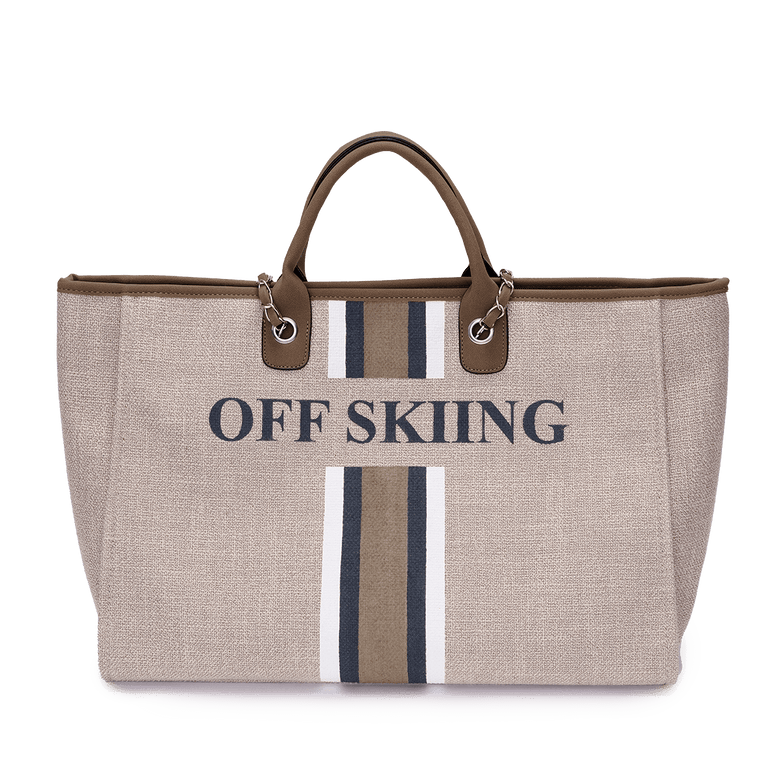 The Lily Canvas Jumbo - Soft Fawn - OFF SKIING_bags