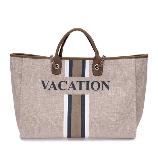 The Lily Canvas Jumbo - Soft Fawn - VACATION_bags