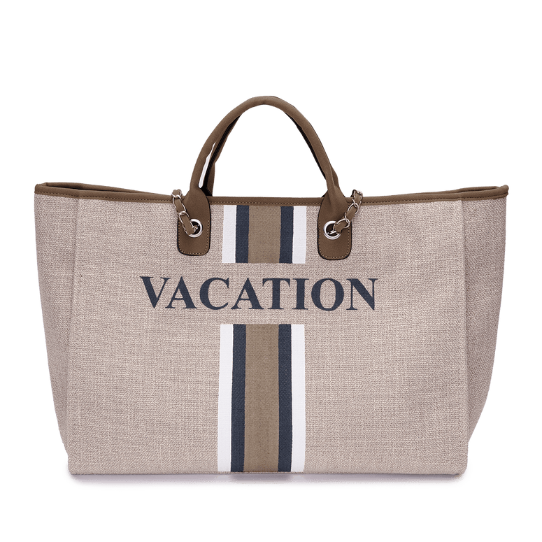 The Lily Canvas Jumbo - Soft Fawn - VACATION_bags