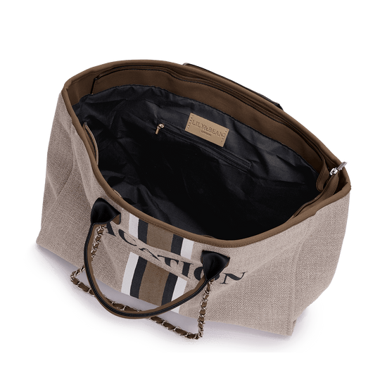 The Lily Canvas Jumbo - Soft Fawn - VACATION_bags