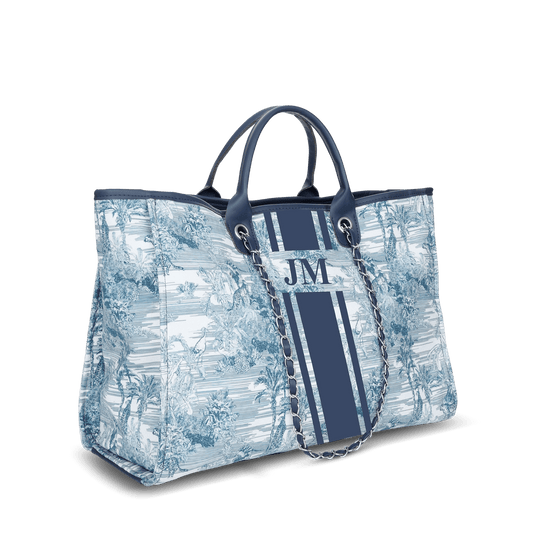 The Lily Canvas Jumbo - Tropical Blue LAST CHANCE_bags