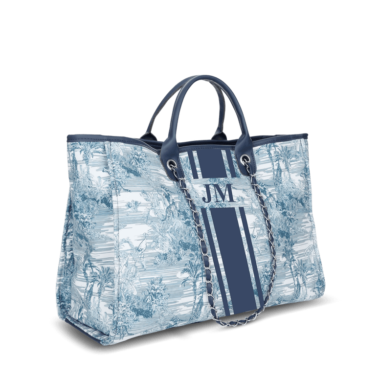 The Lily Canvas Jumbo - Tropical Blue LAST CHANCE_bags