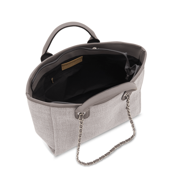 The Lily Canvas Medium - French Grey - Design Your Own_bags