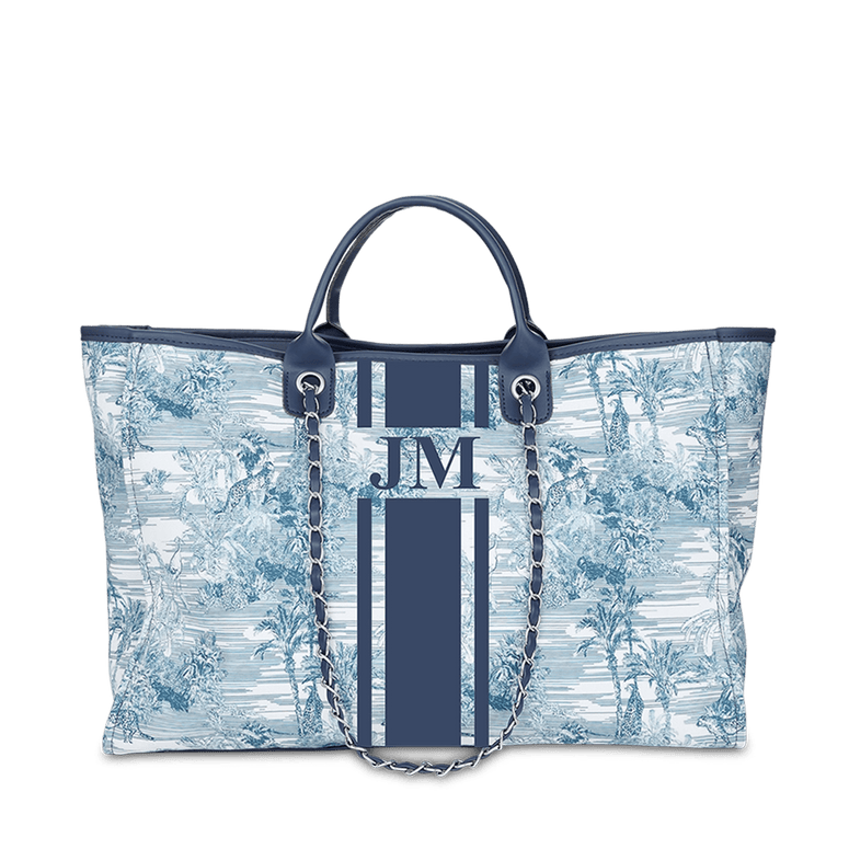 The Lily Canvas Medium - Tropical Blue_bags