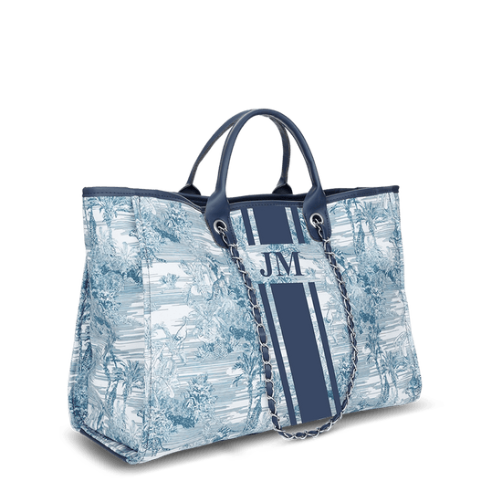 The Lily Canvas Medium - Tropical Blue_bags