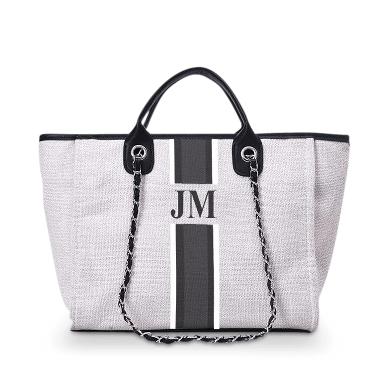 The Lily Canvas Medium - Washed Grey - Design your Own_bags