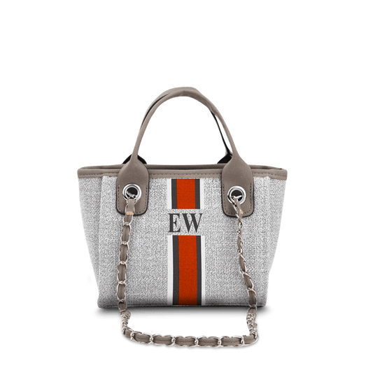 The Lily Canvas Mini - French Grey - Design Your Own_bags