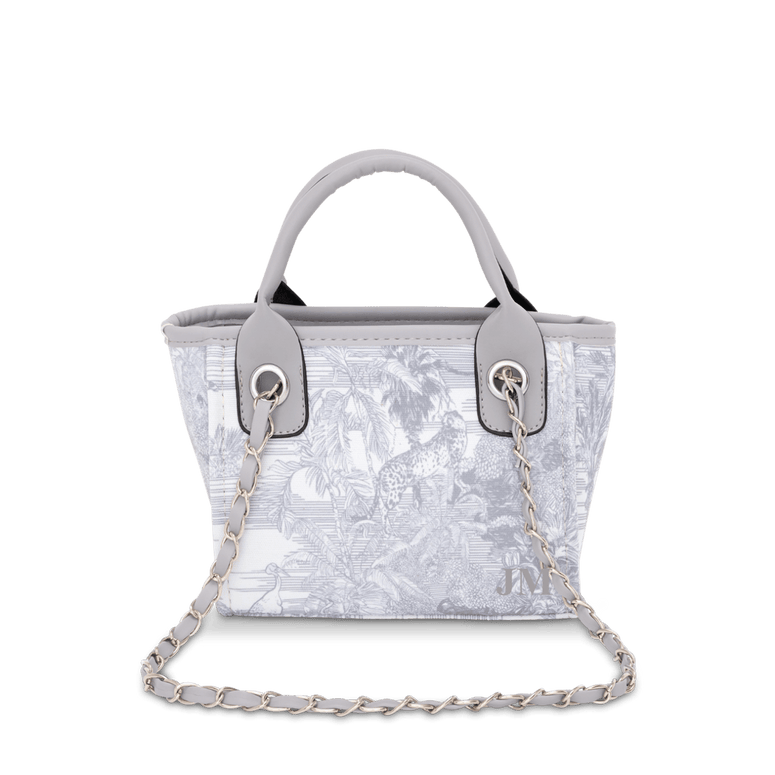 The Lily Canvas Mini - Tropical Grey - Initials Only_bags