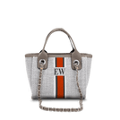 The Lily Canvas Tote - French Grey_