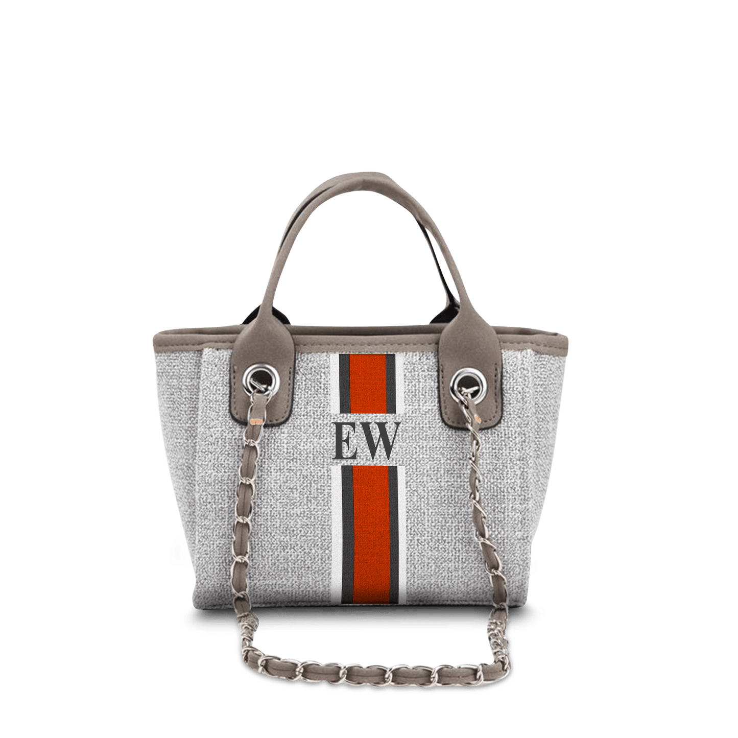 The Lily Canvas Tote - French Grey_