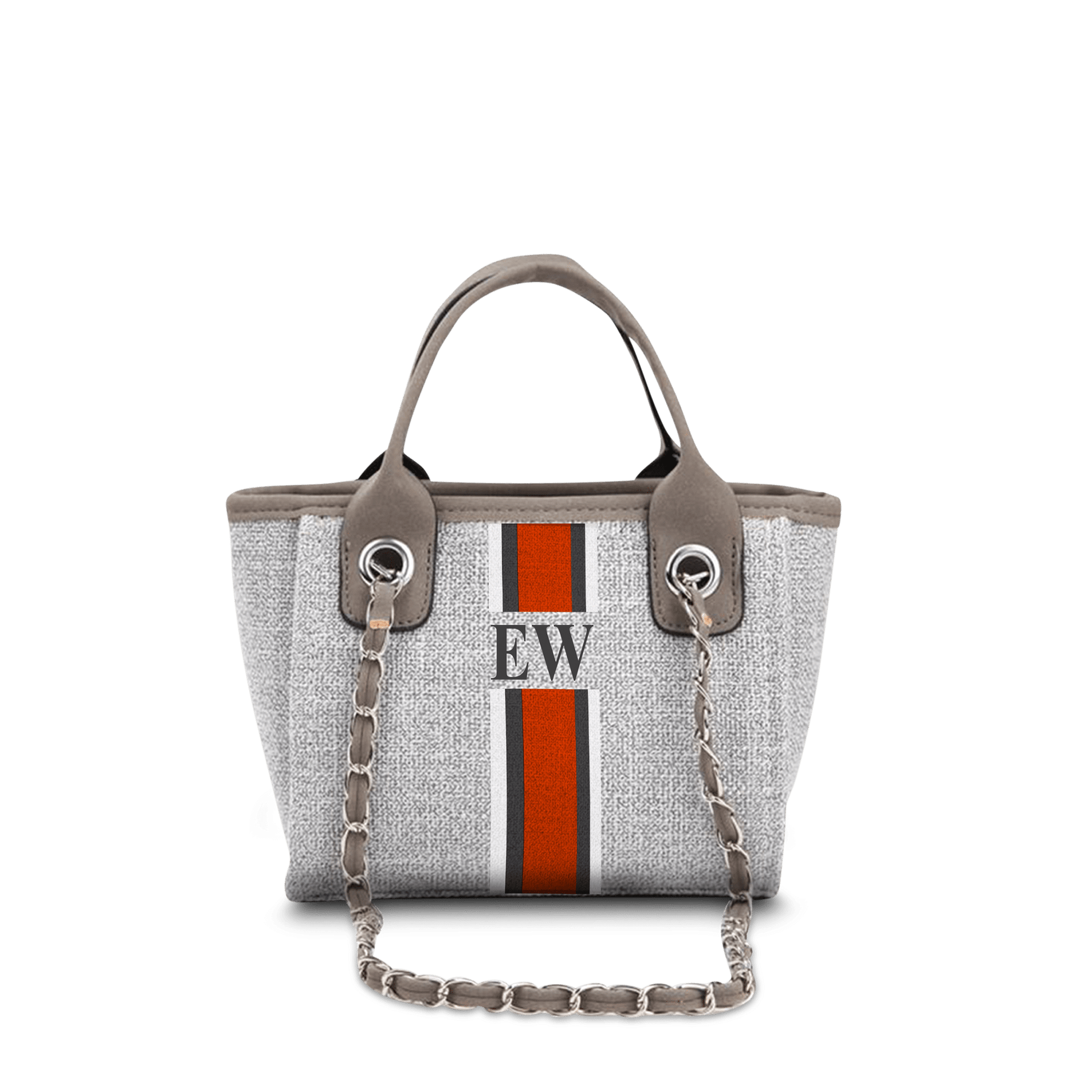 The Lily Canvas Tote - French Grey_