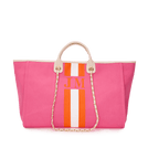 The Lily Canvas Tote - Hot Pink_