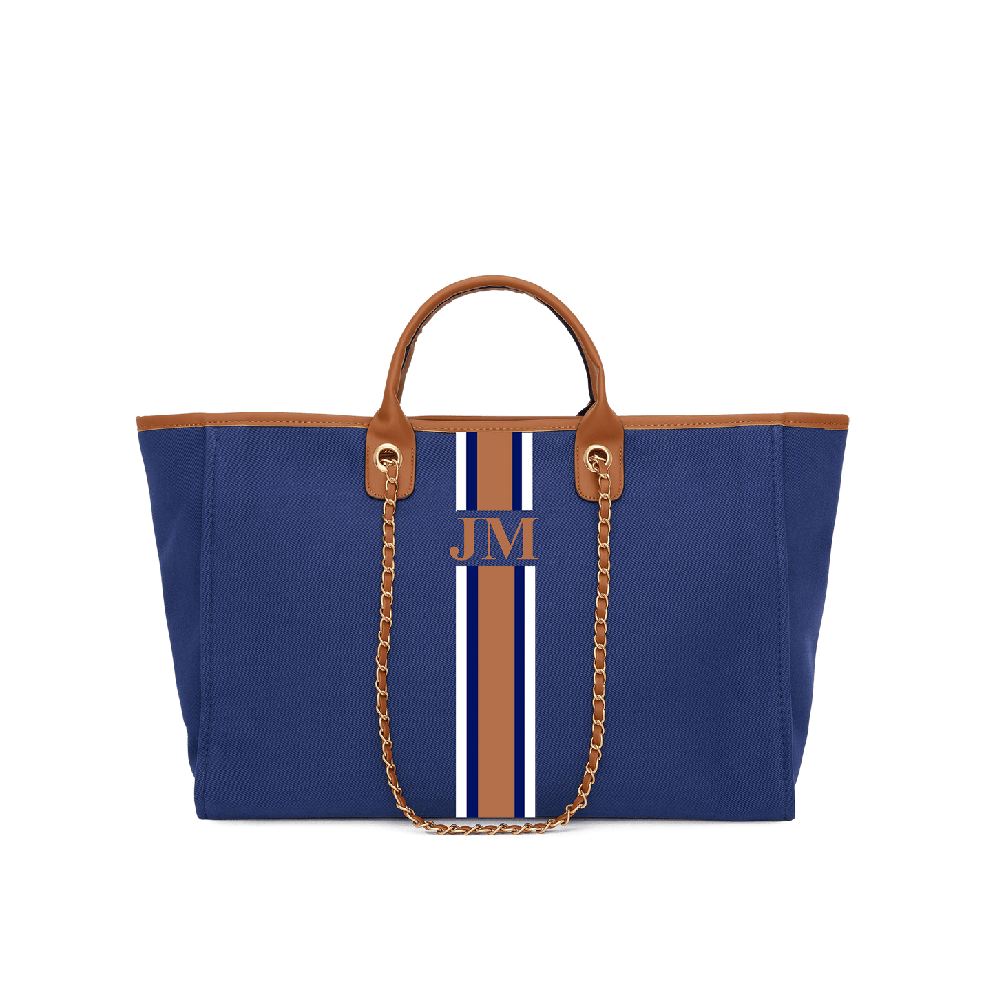 The Lily Canvas Tote - Midnight Navy_