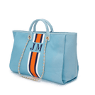 The Lily Canvas Tote - Poolside Blue_