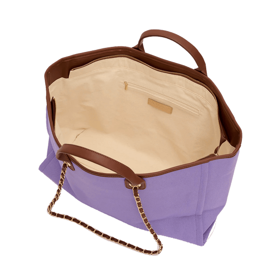 The Lily Lavender Tote and Ultimate Cosmetic Duo_