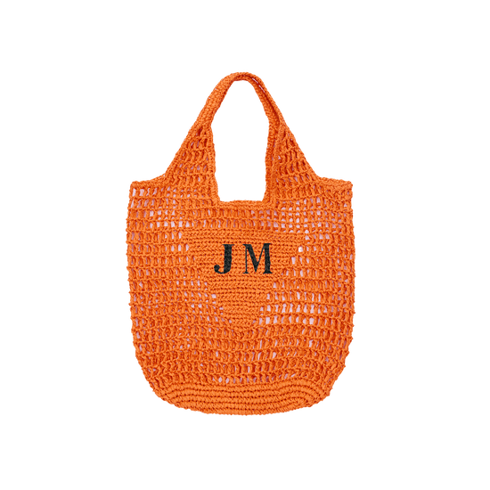 The Lily Net Shopper - Orange_bags