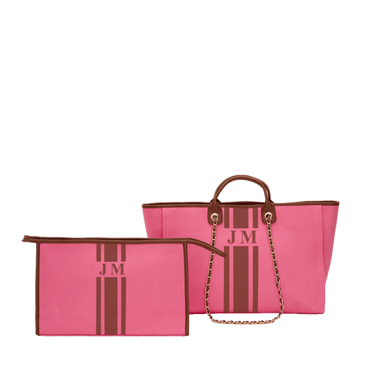 The Lily Rose Pink Tote and Ultimate Cosmetic Duo_