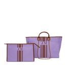 Tote and Ultimate Cosmetic Duo - Lavender_