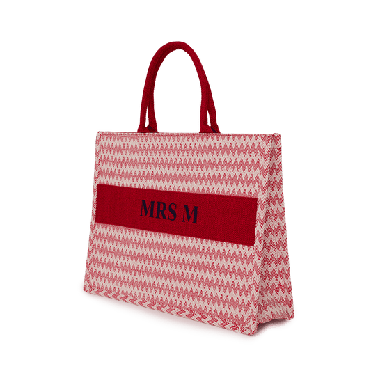 Ziggy Canvas Tote - Red_