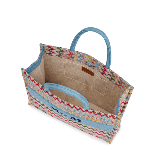 Ziggy Canvas Tote - Sky Blue_