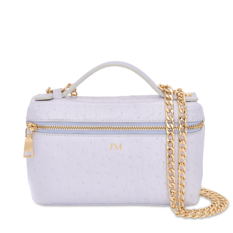 Lily & Bean Eva Chain Bag Ostrich Effect Lilac