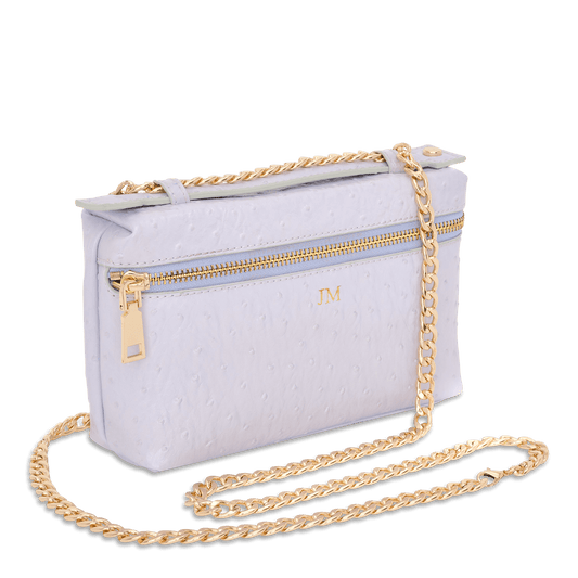 Lily & Bean Eva Chain Bag Ostrich Effect Lilac