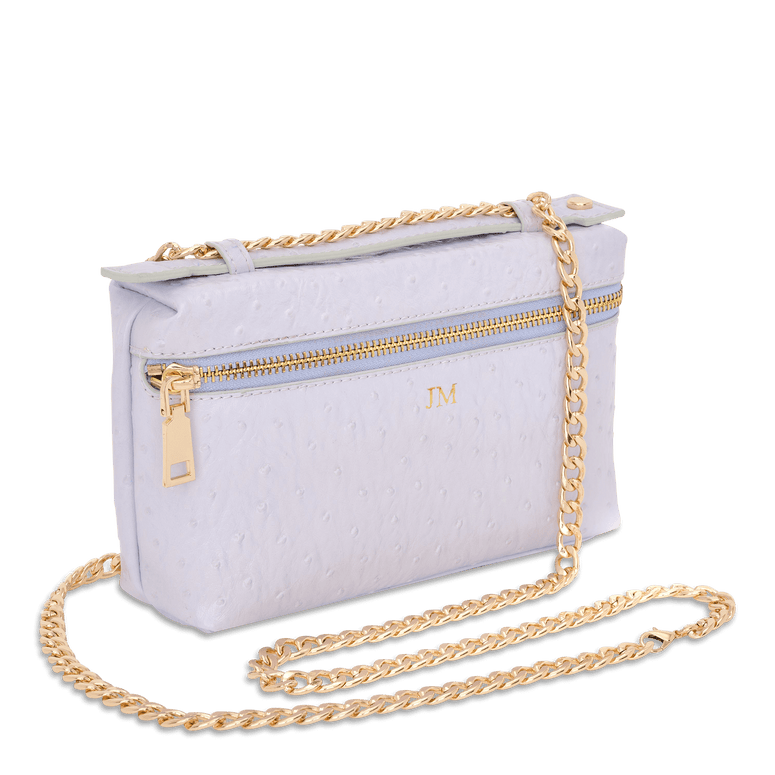 Lily & Bean Eva Chain Bag Ostrich Effect Lilac