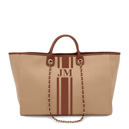 Lily Woven Wood Handle Tote