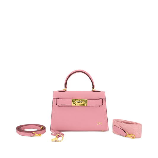 pink mini kelly bag