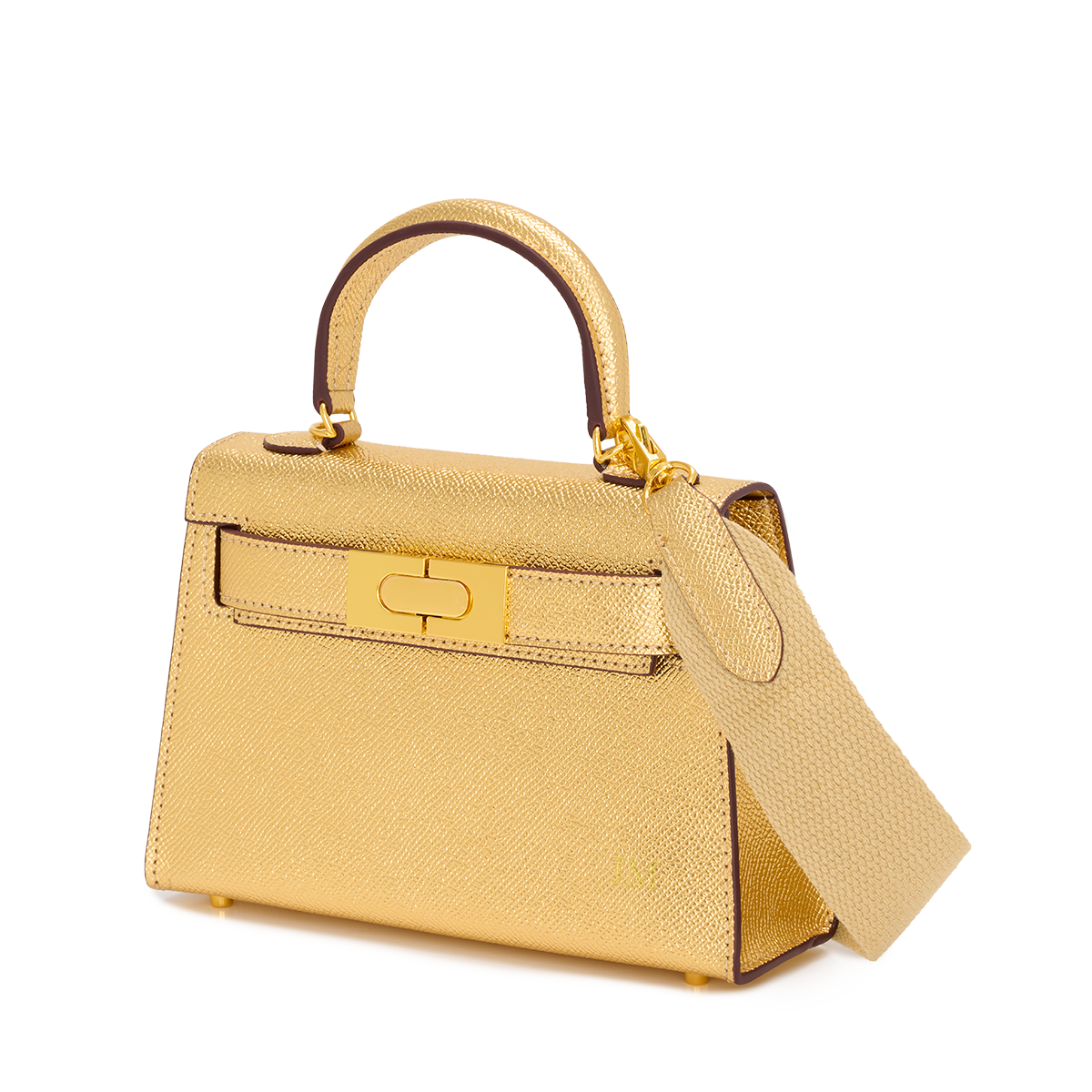 Lily and Bean Limited Edt Evie Leather Bag Gold