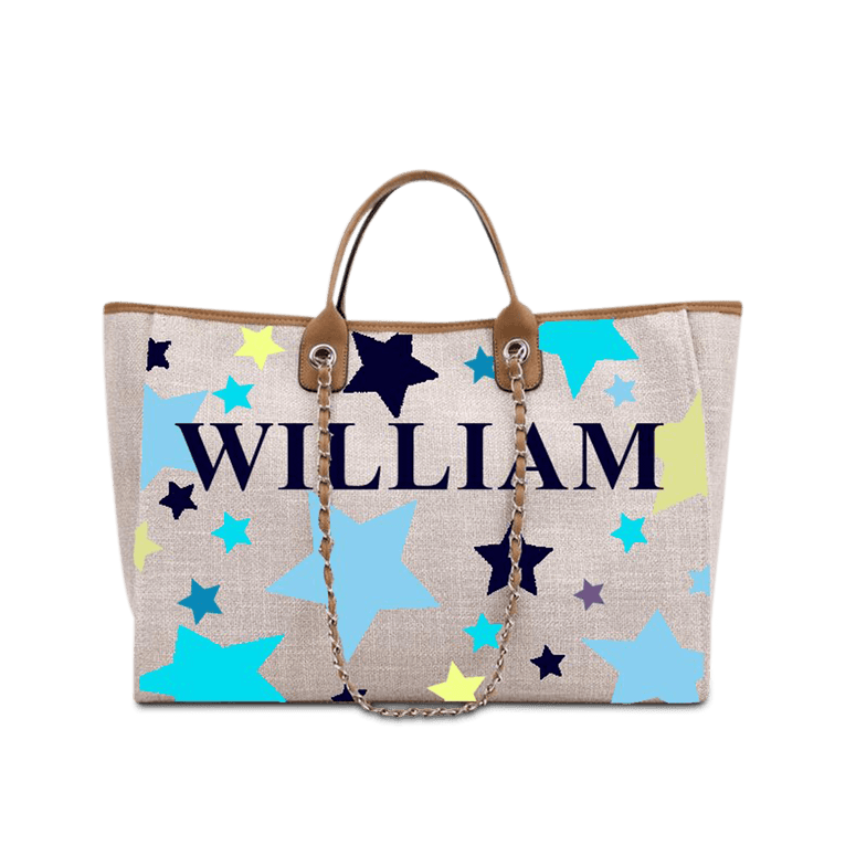 The Lily Canvas Jumbo - Blue Starry_bags